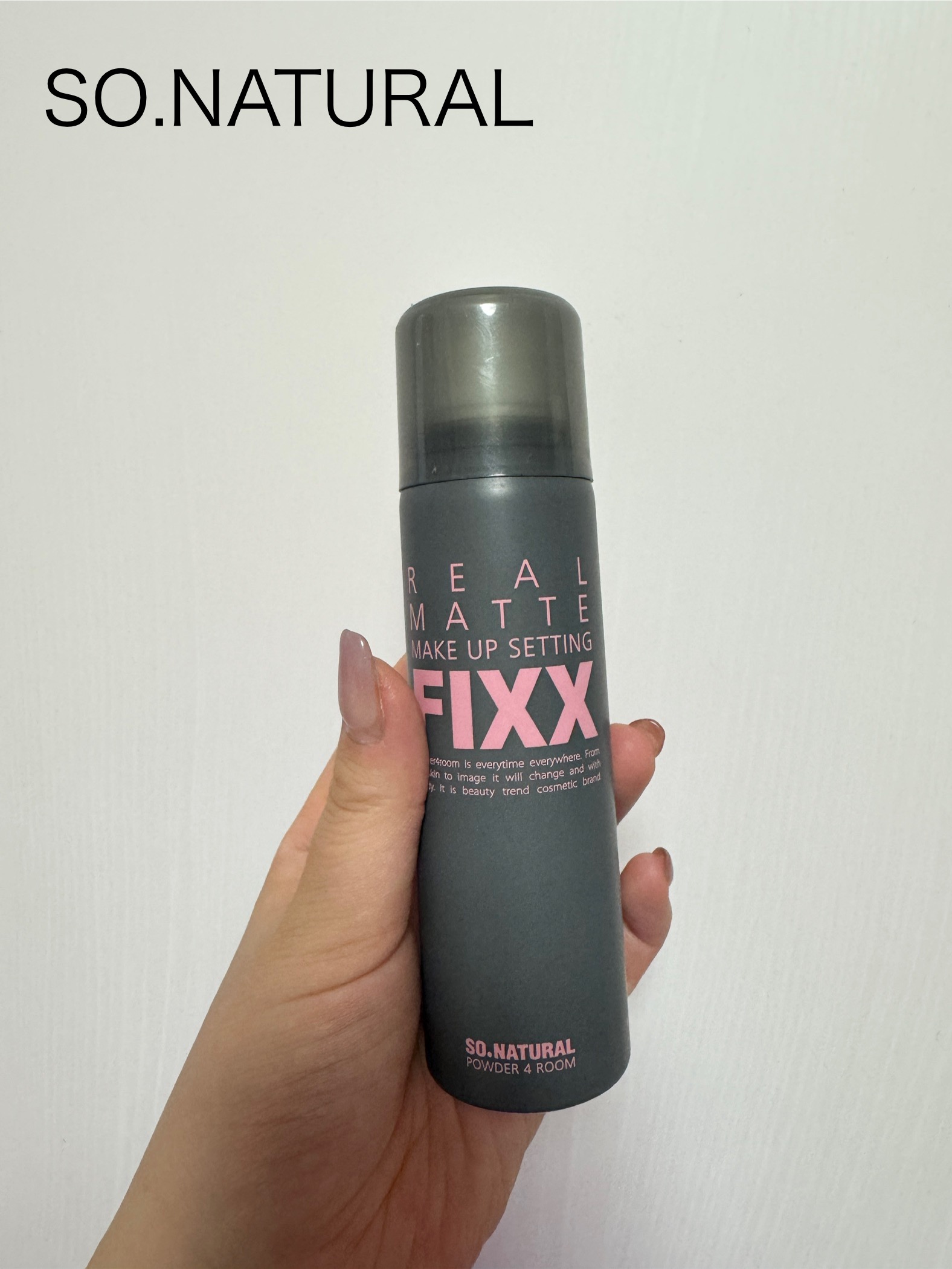 オールデイタイトメイクアップ セッティングフィックス/SO NATURAL/ミスト状化粧水を使ったクチコミ（1枚目）