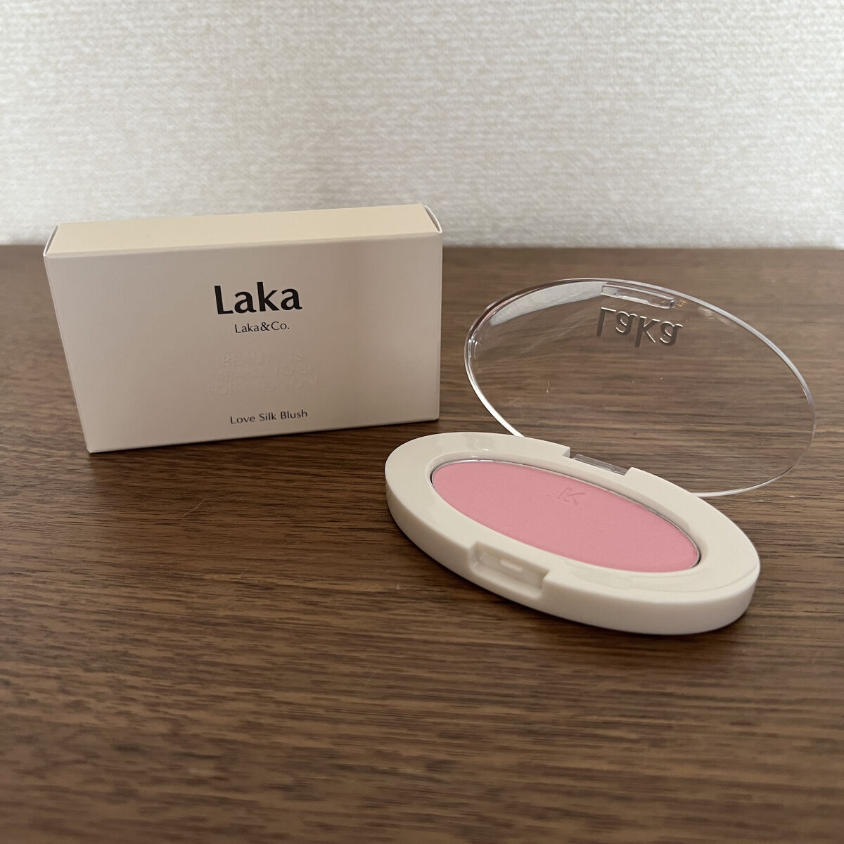 ラブシルクブラッシュ/Laka/パウダーチークを使ったクチコミ（3枚目）