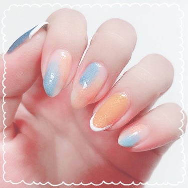 ネイルホリック Juicy color OR211/ネイルホリック/マニキュアを使ったクチコミ（3枚目）