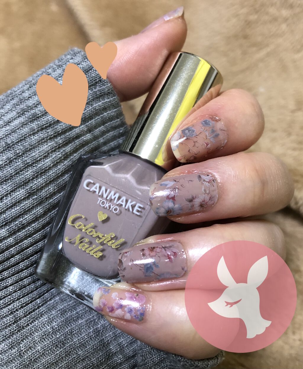 しずくネイルシール/キャンドゥ/ネイルシールを使ったクチコミ（2枚目）