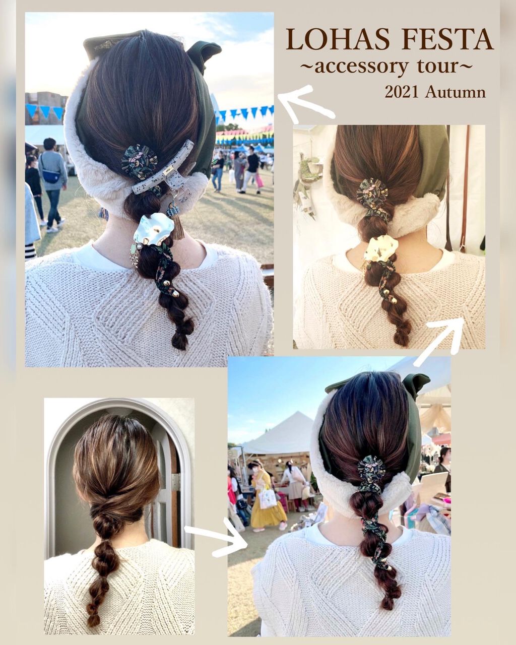 PUバンド/FLORA/ヘアアクセサリーを使ったクチコミ（2枚目）