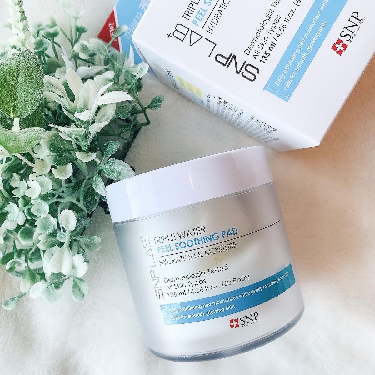 TRIPLE WATER PEEL SOOTHING PAD/SNP/ピーリングを使ったクチコミ（2枚目）