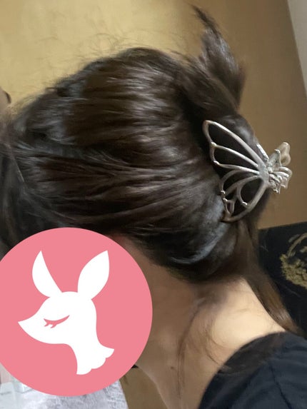 れおな on LIPS 「SHEINで買った蝶々のバンスクリップが、可愛いのに大人っぽい..」(1枚目)