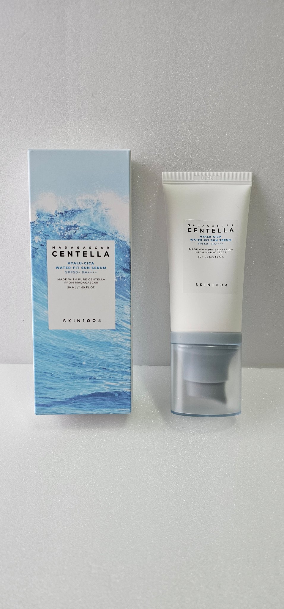 ヒアルーシカ ウォーターフィット サンセラム/SKIN1004/日焼け止めローションを使ったクチコミ（1枚目）