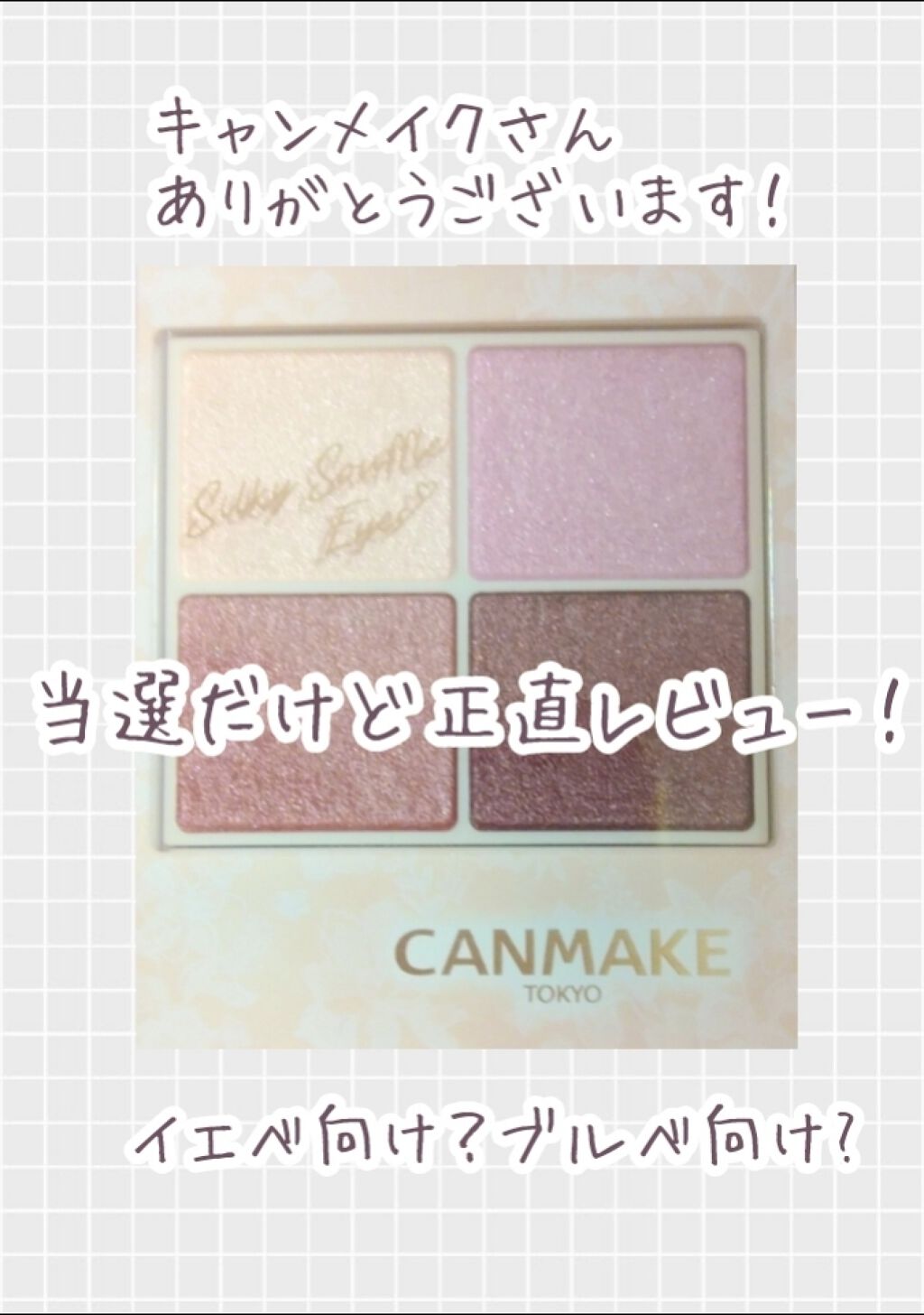 シルキースフレアイズ/キャンメイク/アイシャドウパレットを使ったクチコミ（1枚目）