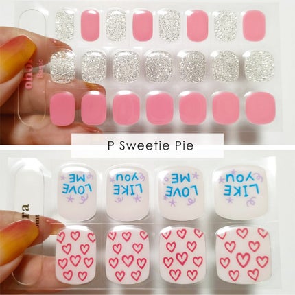 セミキュアジェルネイル(ハンド)/ohora/ネイルシールを使ったクチコミ(3枚目)