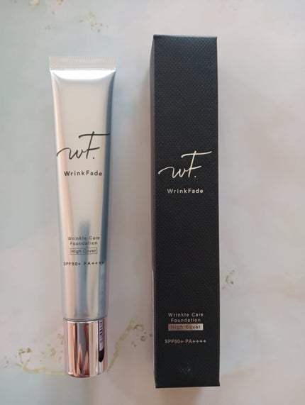 薬用リンクルケアファンデーション(ハイカバー)/WrinkFade/クリーム・エマルジョンファンデーションを使ったクチコミ(1枚目)