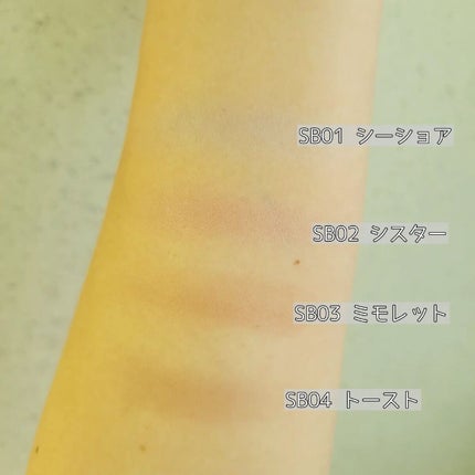 シームレストーン ブラッシュ/excel/パウダーチークを使ったクチコミ(3枚目)