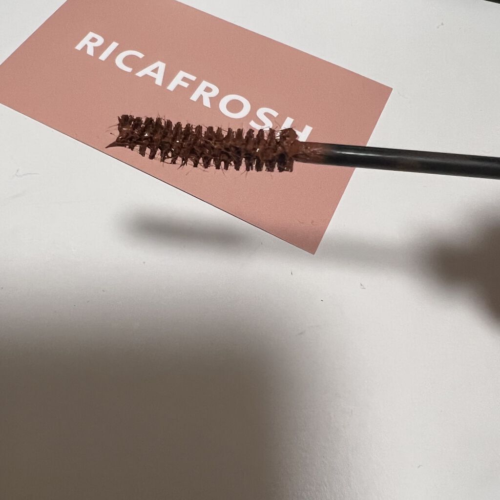メガ・ステッキ 00 スペルブラウン/RICAFROSH/マスカラを使ったクチコミ（2枚目）