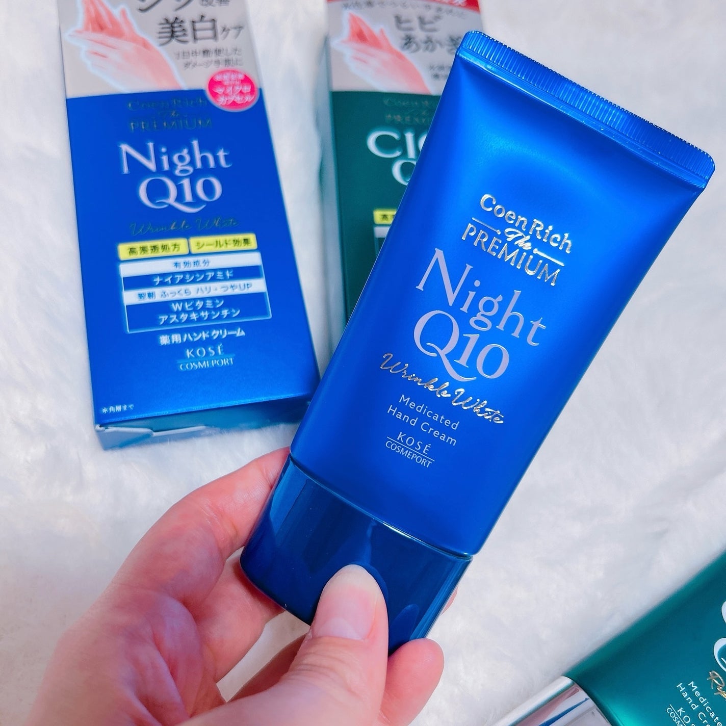 コエンリッチ ザ プレミアム 薬用リンクルナイト ハンドクリーム 【医薬部外品】/コエンリッチQ10/ハンドクリームを使ったクチコミ(5枚目)