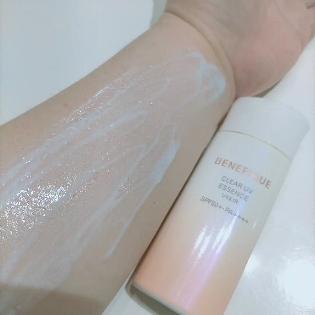 ベネフィーク クリア UV エッセンス（ＵＶ＆ＩＲ）/BENEFIQUE/日焼け止めローションを使ったクチコミ（3枚目）