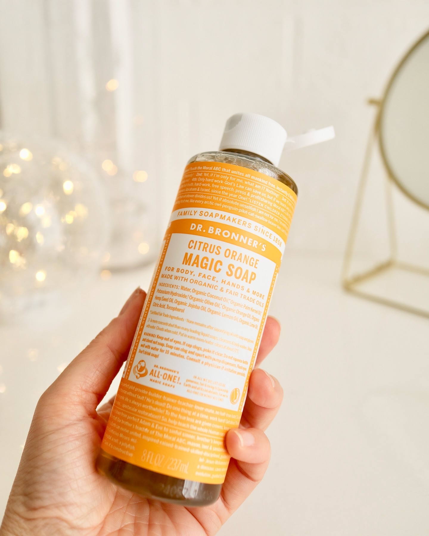 マジックソープ シトラスオレンジ/ドクターブロナー/ボディソープを使ったクチコミ（2枚目）