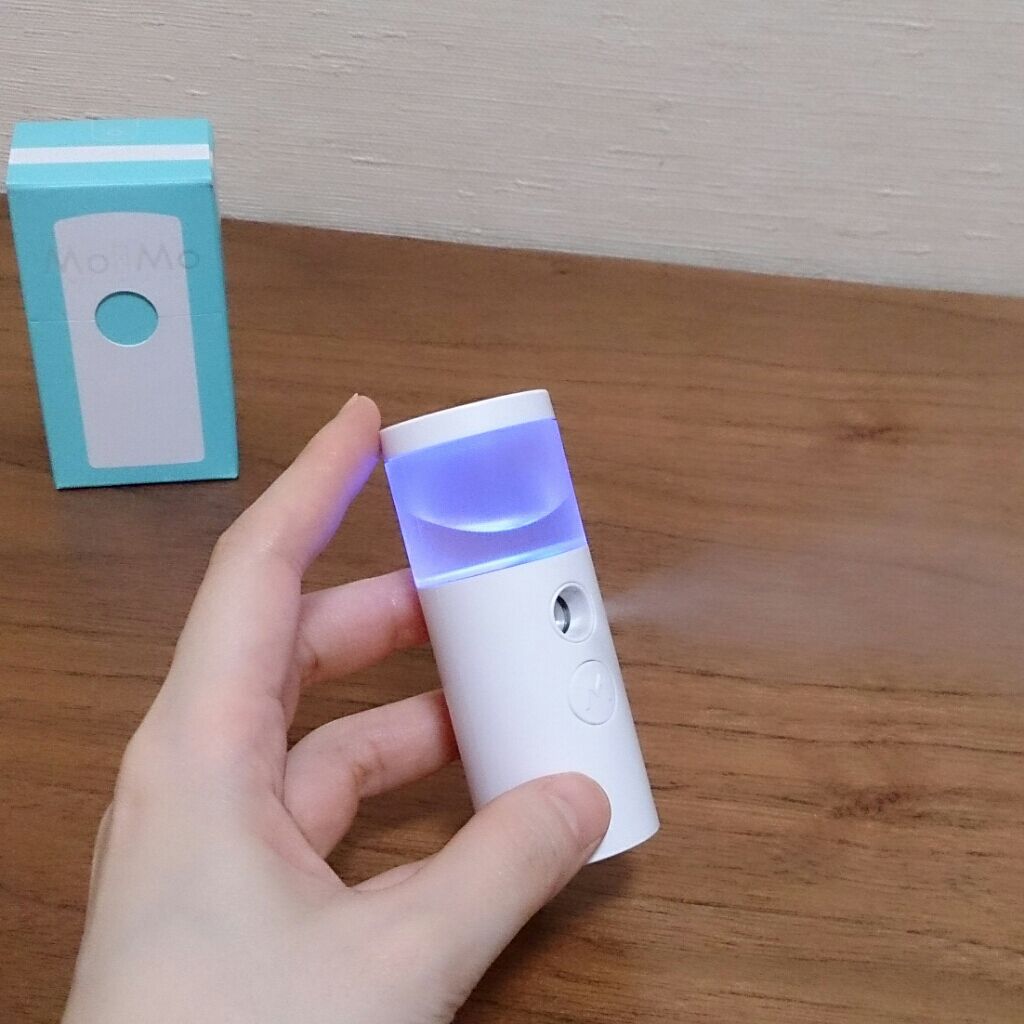 MOMOモバイルモイスチャー(携帯型フェイシャルスチーマー)/MoMo/美顔器・マッサージを使ったクチコミ(1枚目)