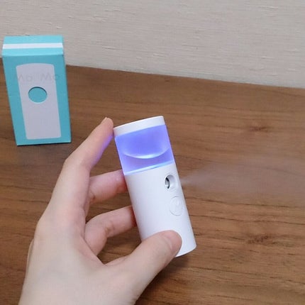 MOMOモバイルモイスチャー(携帯型フェイシャルスチーマー)/MoMo/美顔器・マッサージを使ったクチコミ(1枚目)