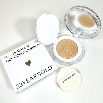 ハートリーフシーンカバークッション/23years old/クッションファンデーションを使ったクチコミ(2枚目)