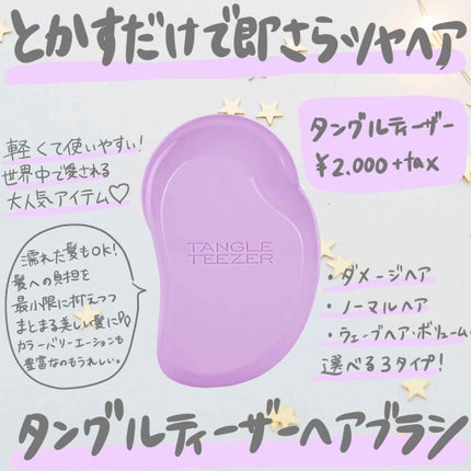 ザ・オリジナル ノーマル/TANGLE TEEZER/ヘアブラシを使ったクチコミ(1枚目)