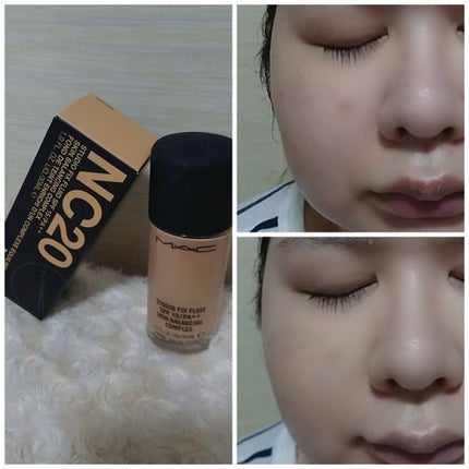 スタジオフィックス フルイッド SPF 15/M・A・C/リキッドファンデーションを使ったクチコミ(1枚目)