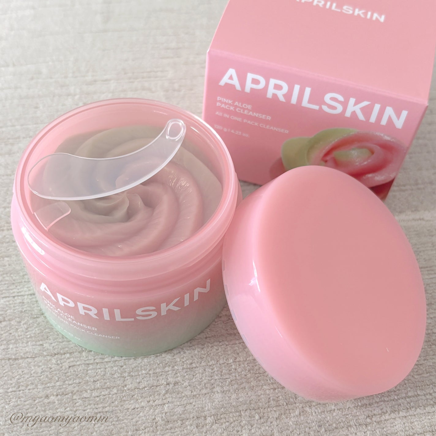 ピンクアロエメレンゲクレンザー/APRILSKIN/その他洗顔料を使ったクチコミ(1枚目)