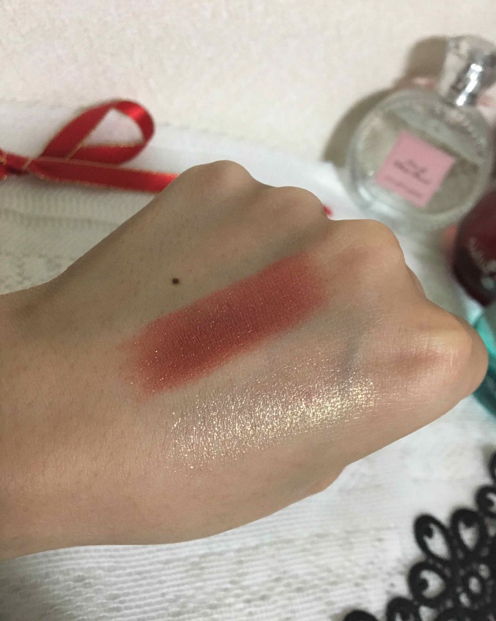 グリッタープリズム シャドウ/MISSHA/グリッターを使ったクチコミ（3枚目）