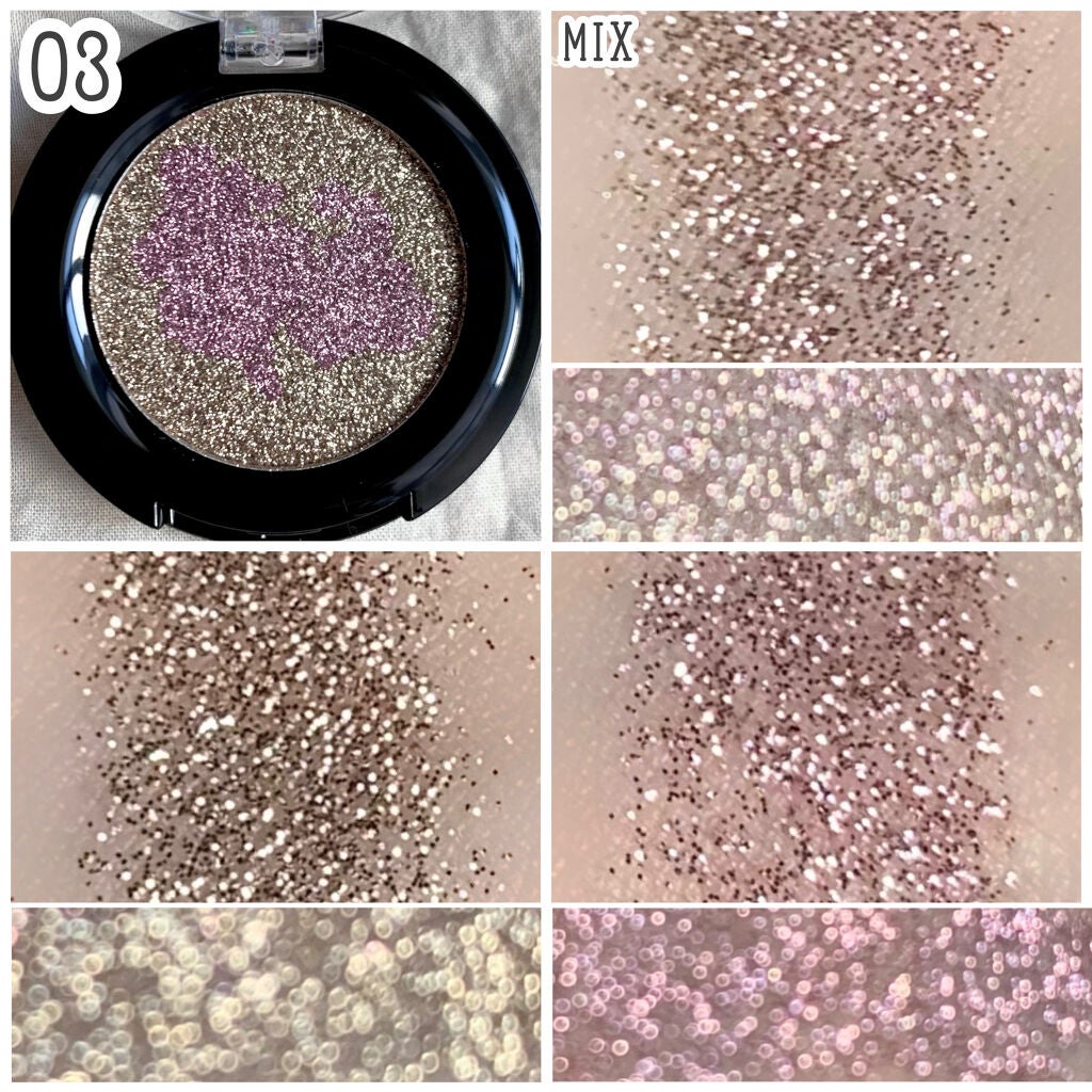 URGLAM SPARKLE EYESHADOW/U R GLAM/単色アイシャドウを使ったクチコミ(2枚目)