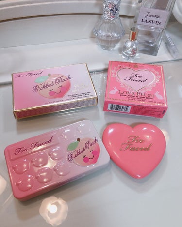 ティックルドピーチ ミニ アイシャドウ パレット/Too Faced/パウダーアイシャドウを使ったクチコミ（2枚目）