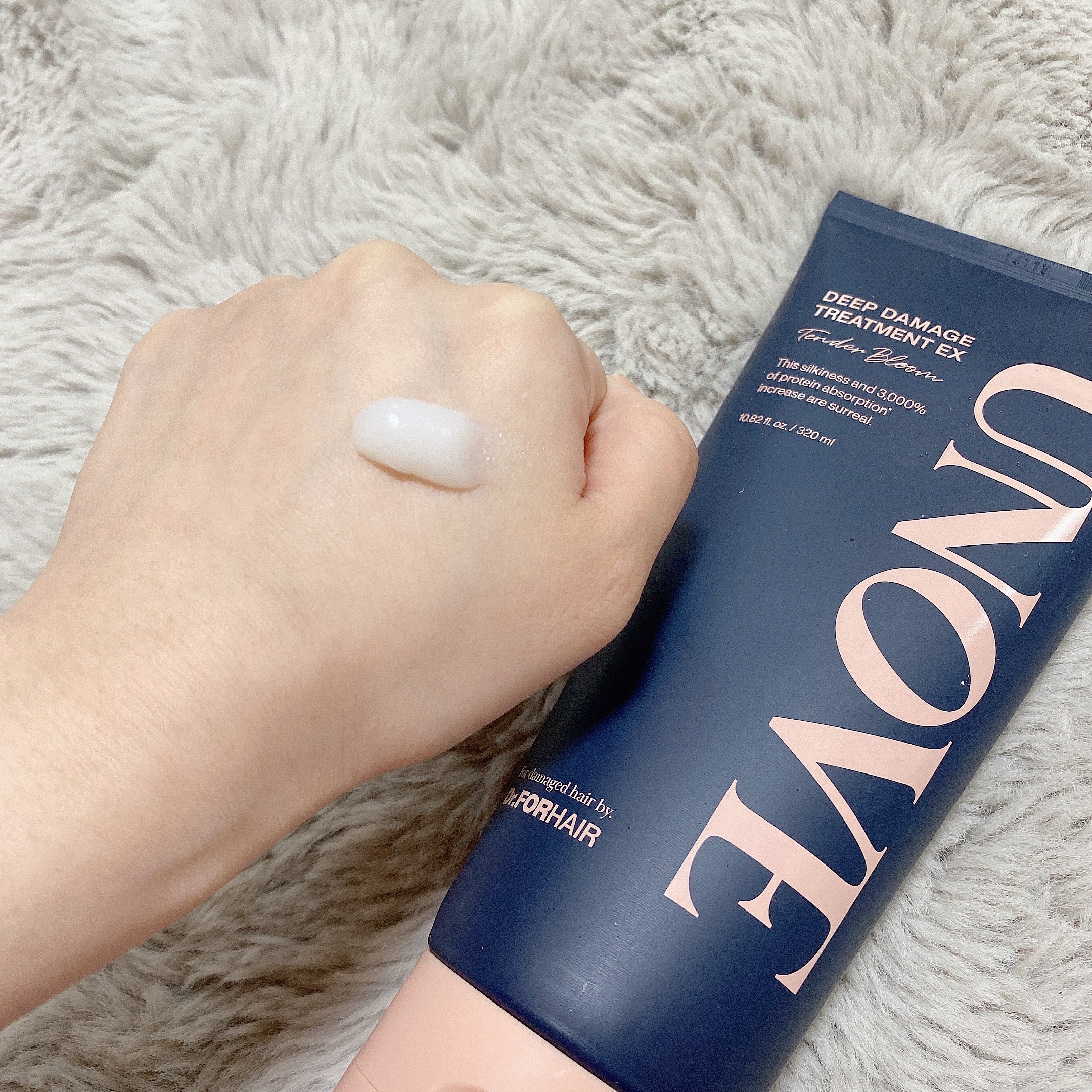 ディープダメージトリートメントEX/UNOVE/洗い流すヘアトリートメントを使ったクチコミ（2枚目）