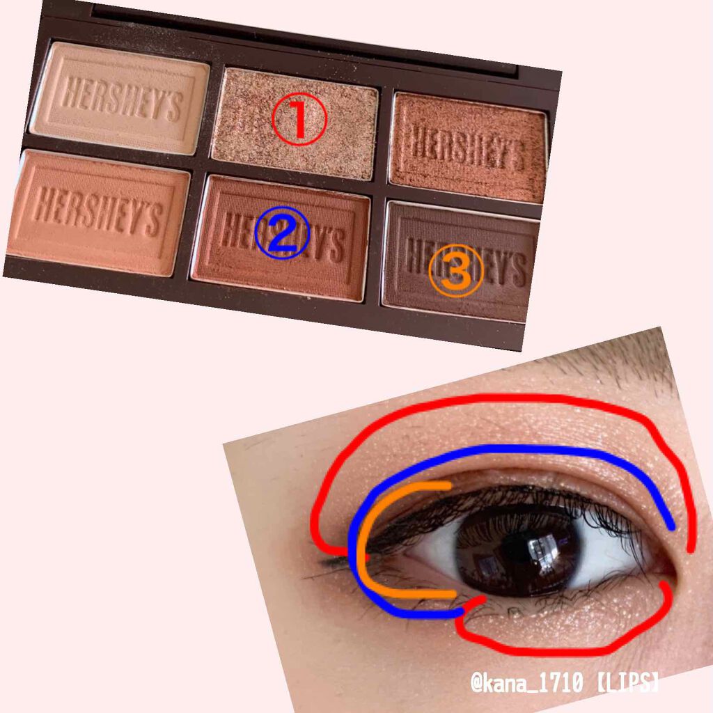 ハーシー プレイカラーアイズミニ/ETUDE/アイシャドウパレットを使ったクチコミ（2枚目）