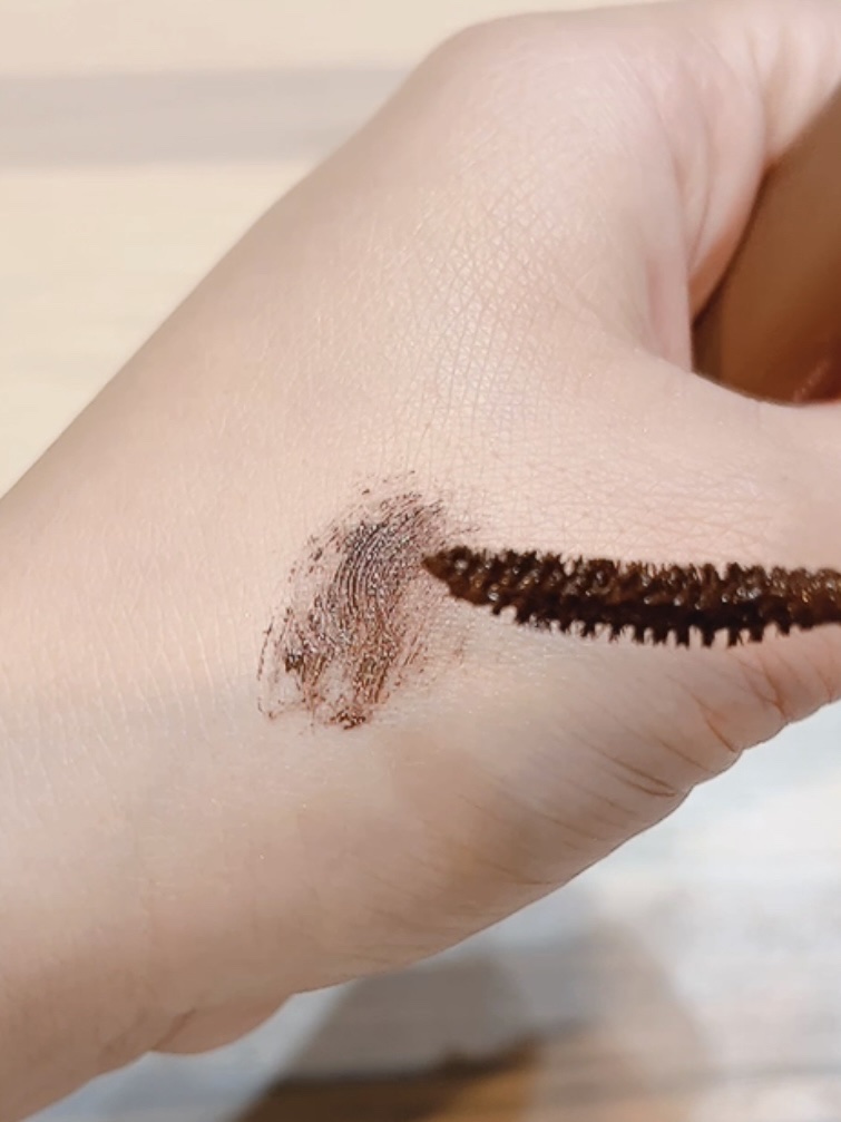 ハンオールフィックスマスカラ L03 ロングヘーゼル(LONG HAZEL)/rom&nd/マスカラを使ったクチコミ（3枚目）