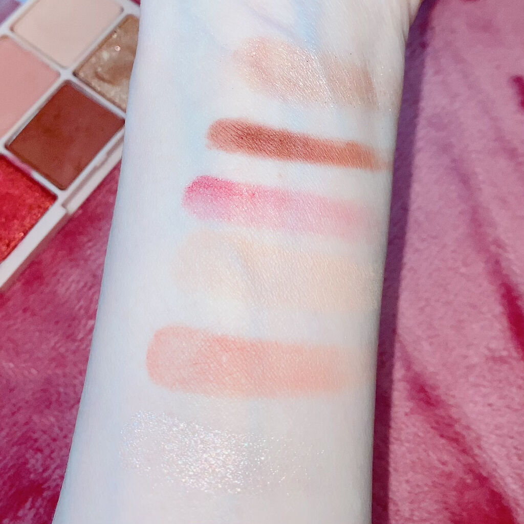 シャバンシャバンアイシャドウバーパレット/CORINGCO/アイシャドウパレットを使ったクチコミ（3枚目）