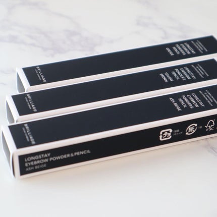ロングステイ アイブロウパウダー&ペンシル/ブリリアージュ/アイブロウペンシルを使ったクチコミ(9枚目)