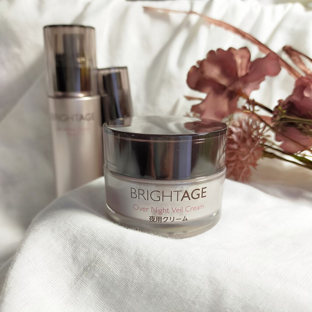 オーバーナイト ヴェールクリーム/BRIGHTAGE/フェイスクリームを使ったクチコミ(4枚目)
