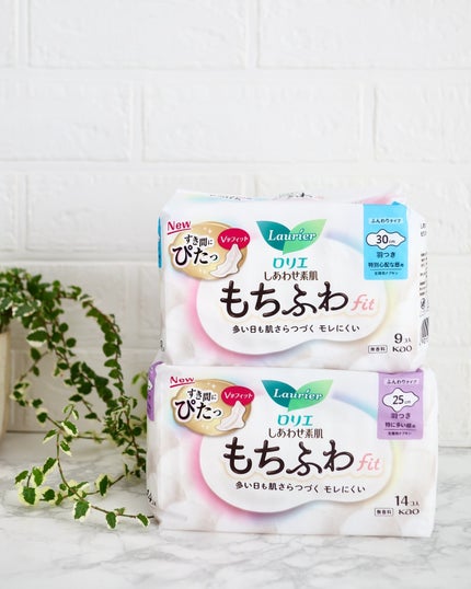 ロリエ もちふわ fit 25cm 羽つき 14コ入 (医薬部外品 )/ロリエ/ナプキンを使ったクチコミ(6枚目)