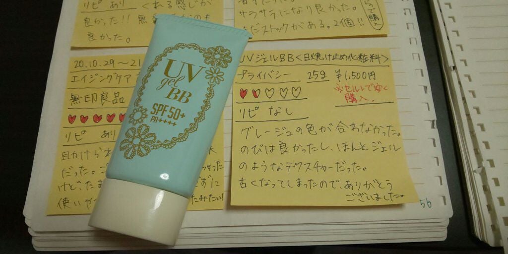 UVジェルBB/プライバシー/化粧下地を使ったクチコミ(1枚目)