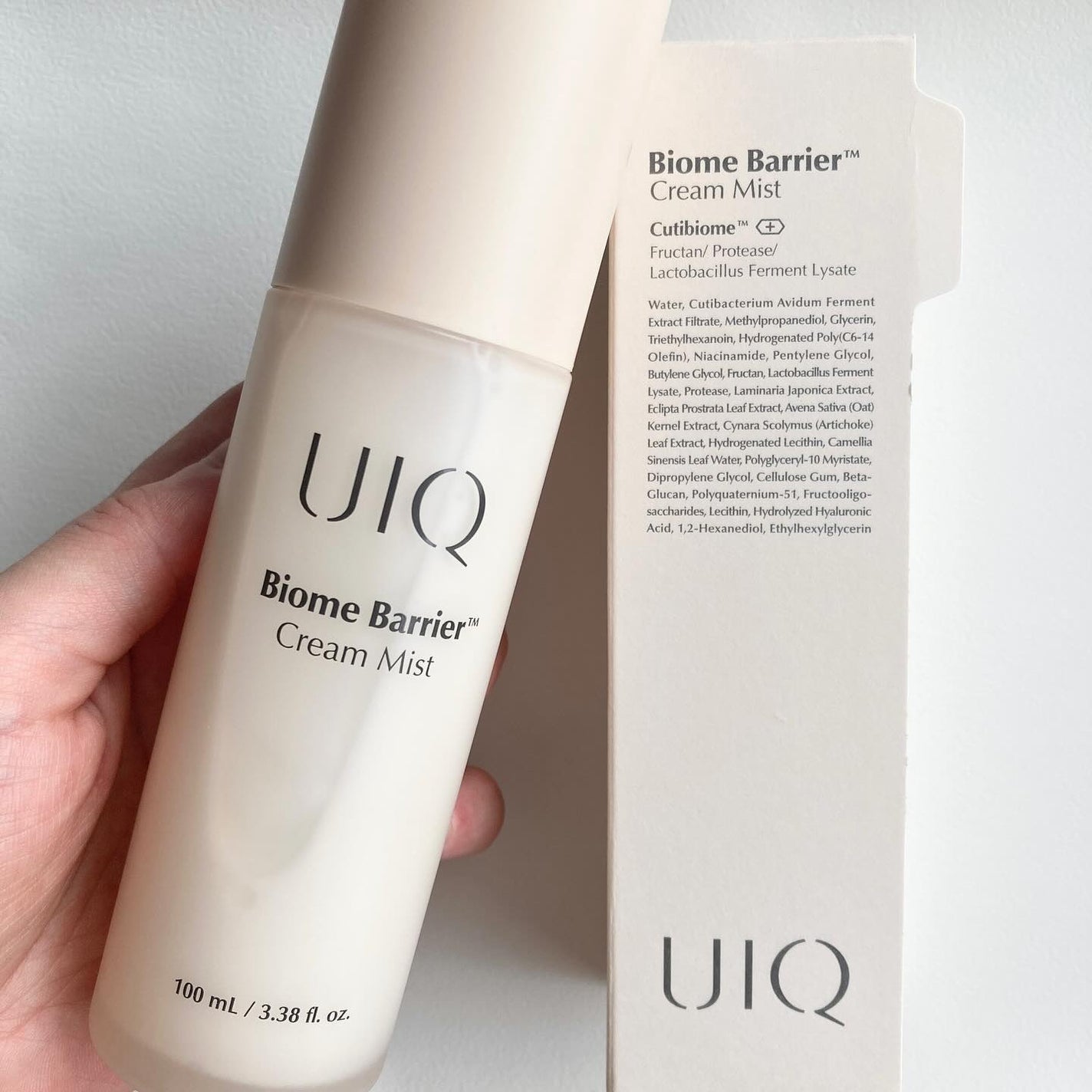 バイオームバリア クリームミスト/UIQ/ミスト状化粧水を使ったクチコミ(1枚目)