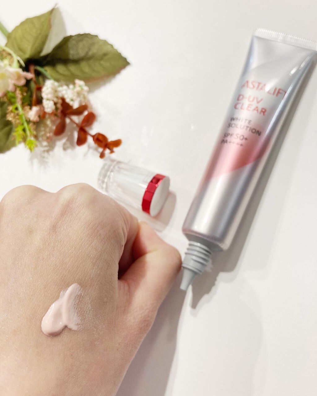D-UVクリア ホワイトソリューション/アスタリフト/日焼け止めクリームを使ったクチコミ(5枚目)