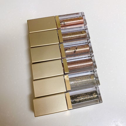 グリッター&グロウ リキッドアイシャドウ/stila/グリッターを使ったクチコミ(6枚目)