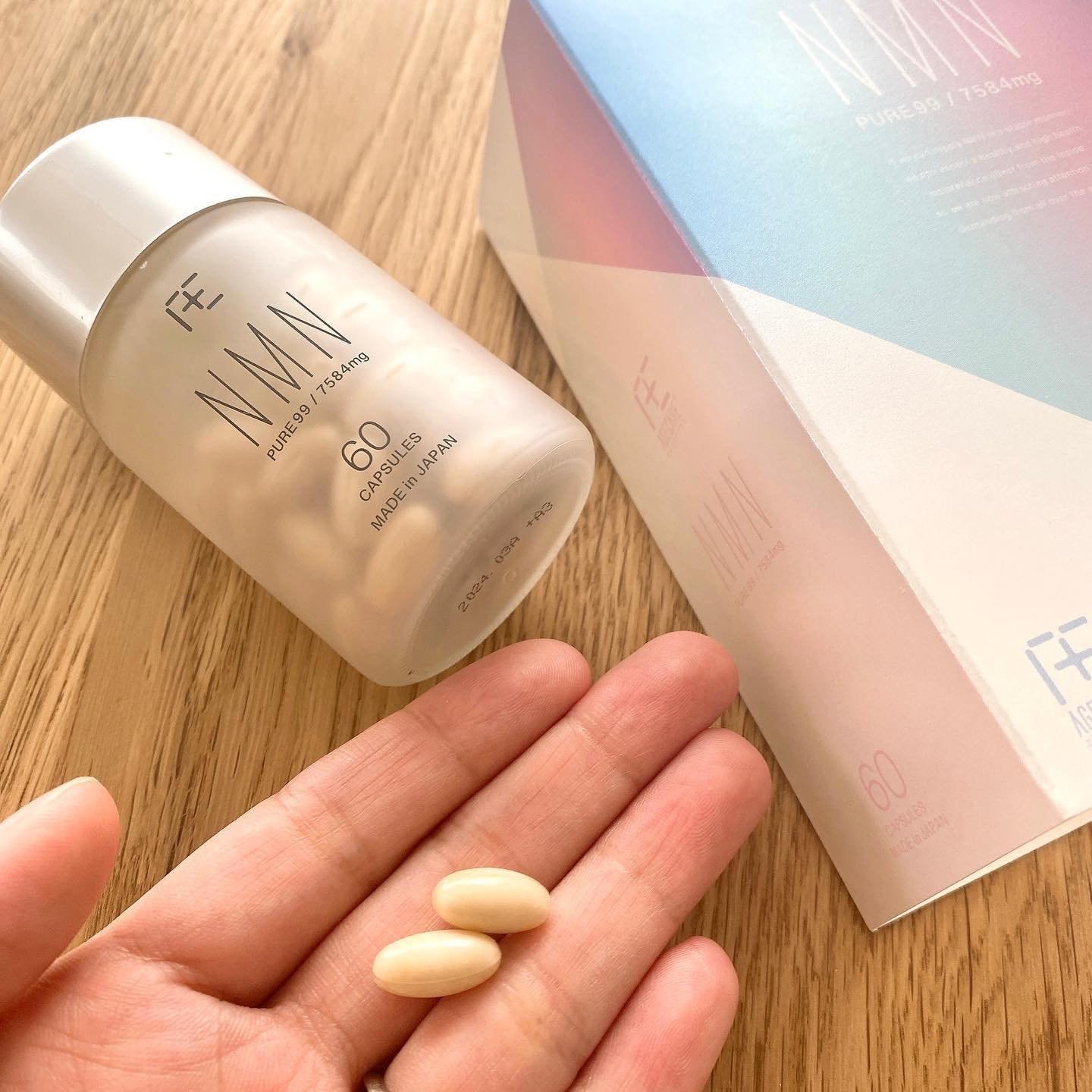 .

#pr

サプリメント飲んでみた✨

最高クラスの純度99%以上のアマニ油を配合したサプリメント💊
『NMN』@agecare_plus

国内製造で着色料、香料、保存料不使用だから安心して飲めるよ👏🏻 ̖́-

1日２粒飲むだ