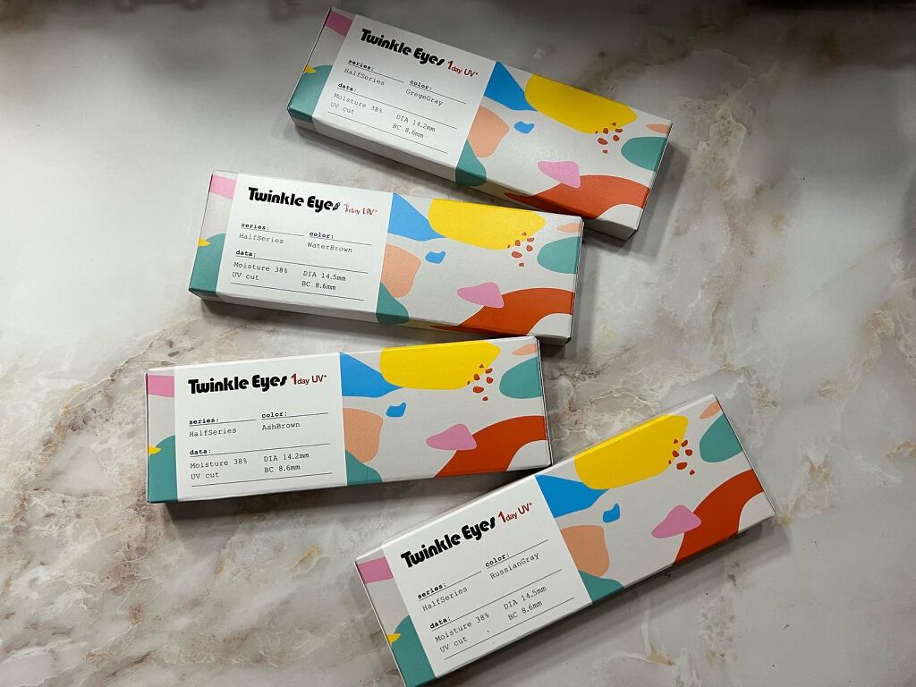 トゥインクルアイズ ワンデー UV+ ハーフシリーズ/TwinkleEyes/ワンデー（１DAY）カラコンを使ったクチコミ（3枚目）