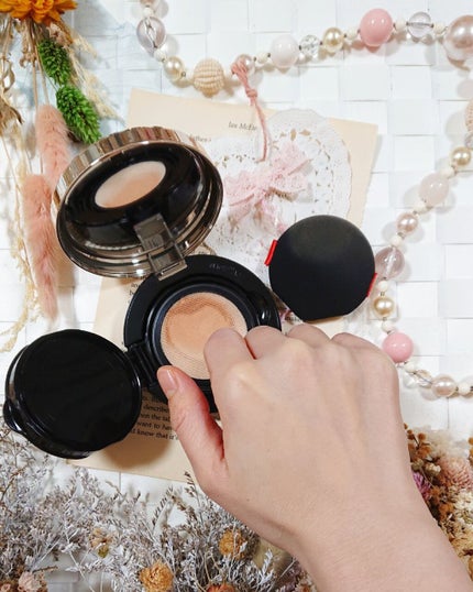 ドラマティックジェリーコンパクト/マキアージュ/クッションファンデーションを使ったクチコミ(4枚目)