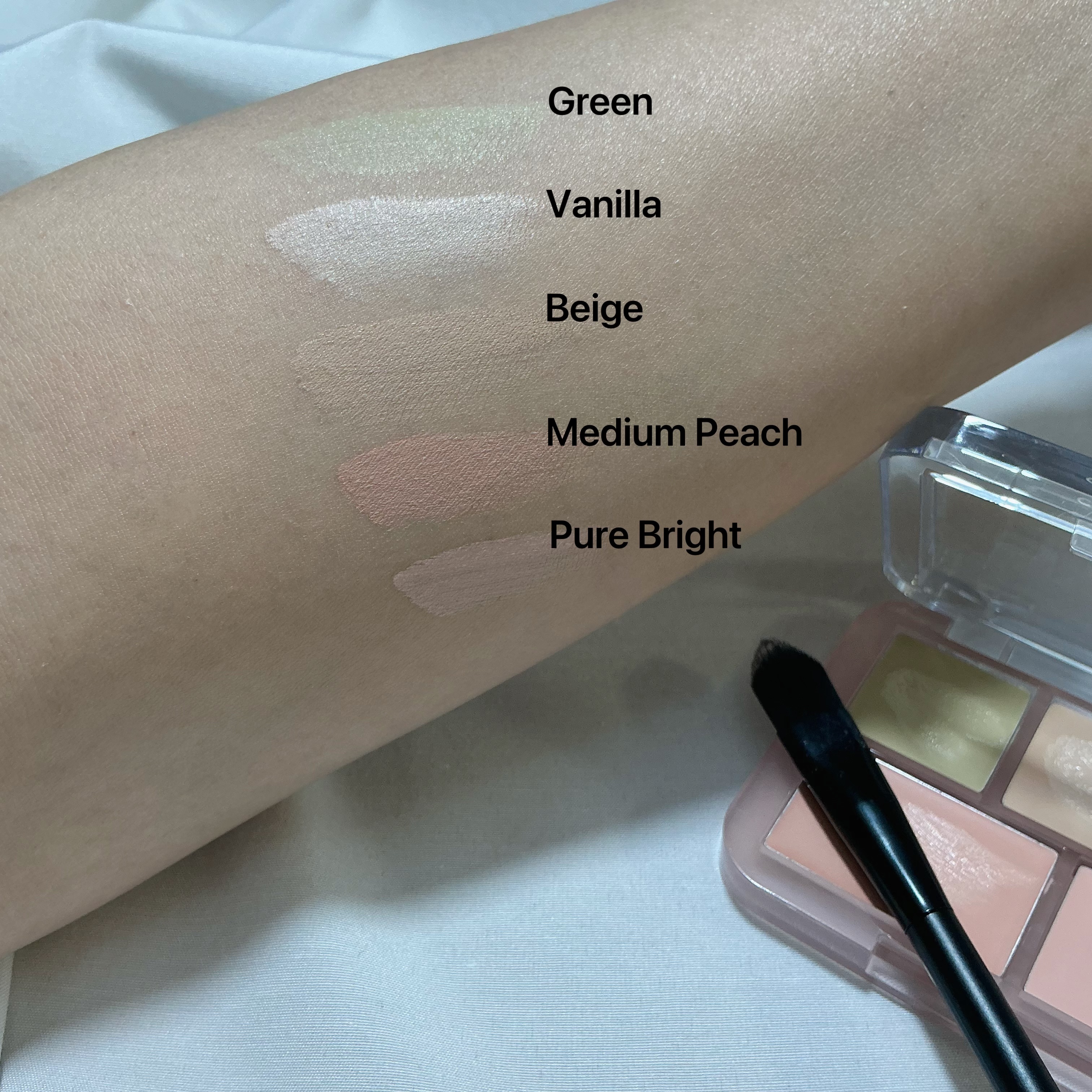 コンシールブレンダーパレット/LUNA/パレットコンシーラーを使ったクチコミ（3枚目）