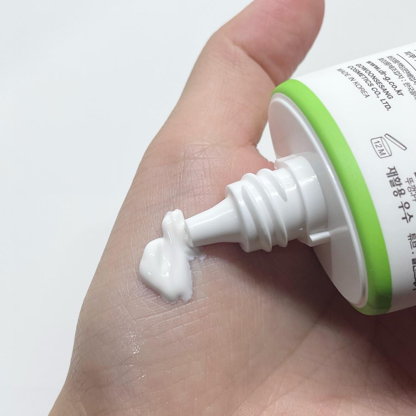 グリーンマイルドアップサンプラス/Dr.G/日焼け止めクリームを使ったクチコミ(2枚目)