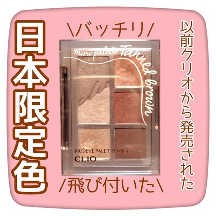 プロ アイパレット ミニ/CLIO/アイシャドウパレットを使ったクチコミ(1枚目)