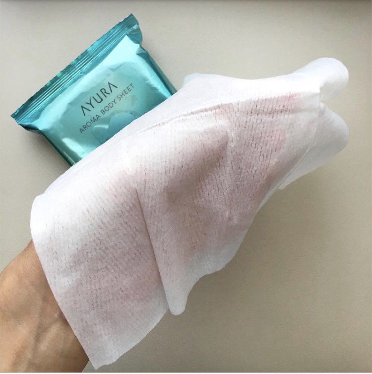 アロマボディシート 15枚入/AYURA/ボディシートを使ったクチコミ（2枚目）