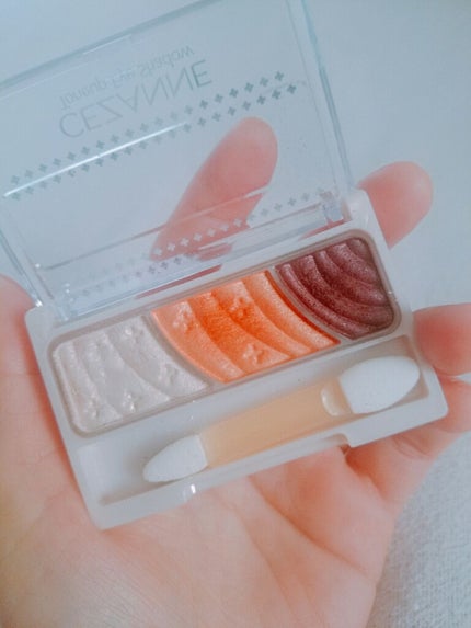 トーンアップアイシャドウ/CEZANNE/アイシャドウパレットを使ったクチコミ(2枚目)