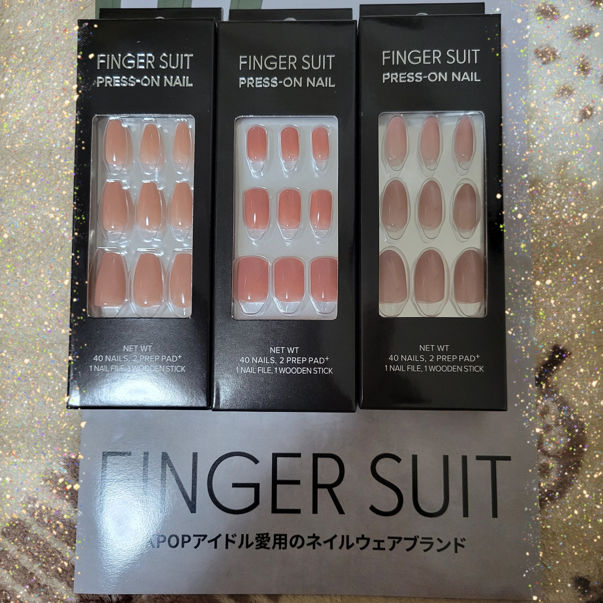 ネイルチップ(シールタイプ)/FINGER SUIT/ネイルチップ・パーツを使ったクチコミ（1枚目）