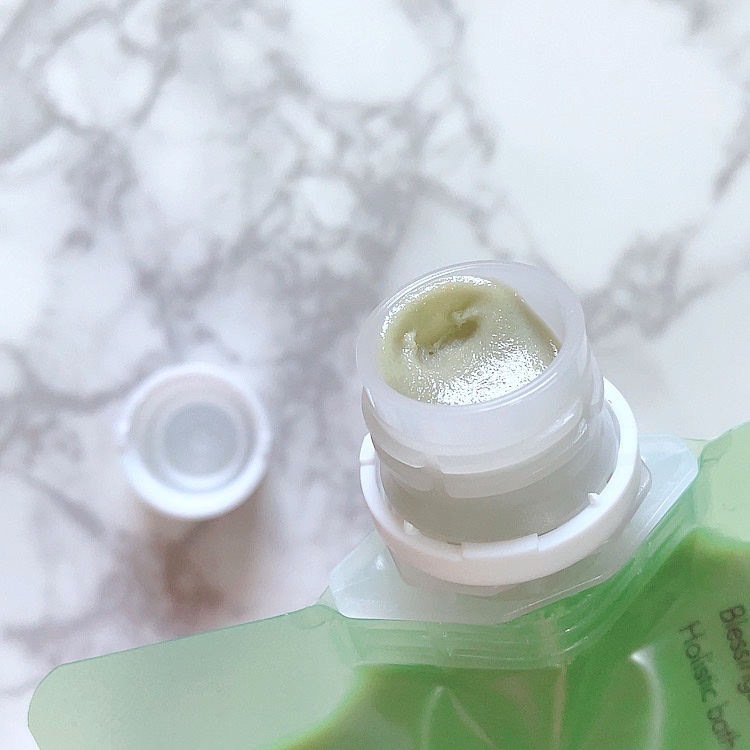 skinmarche WAOPLUS ハートリーフマグワートブースターマスク/ブレーンコスモス/洗い流すパック・マスクを使ったクチコミ（2枚目）