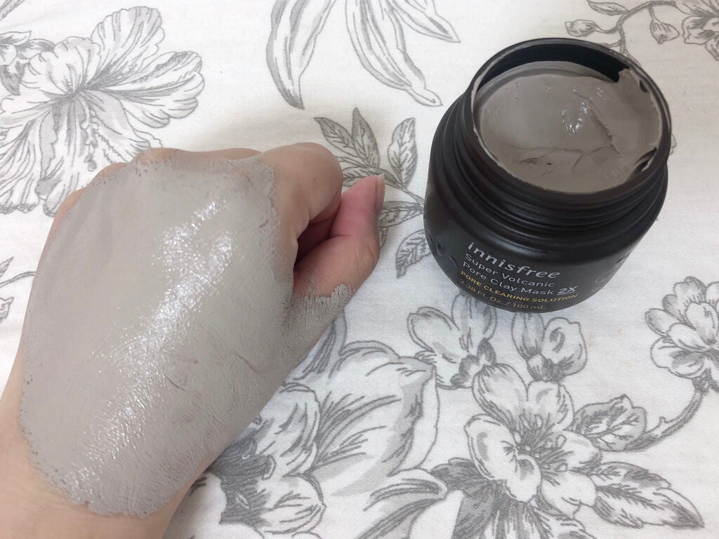 スーパーヴォルカニック ポア クレイマスク/innisfree/洗い流すパック・マスクを使ったクチコミ(4枚目)