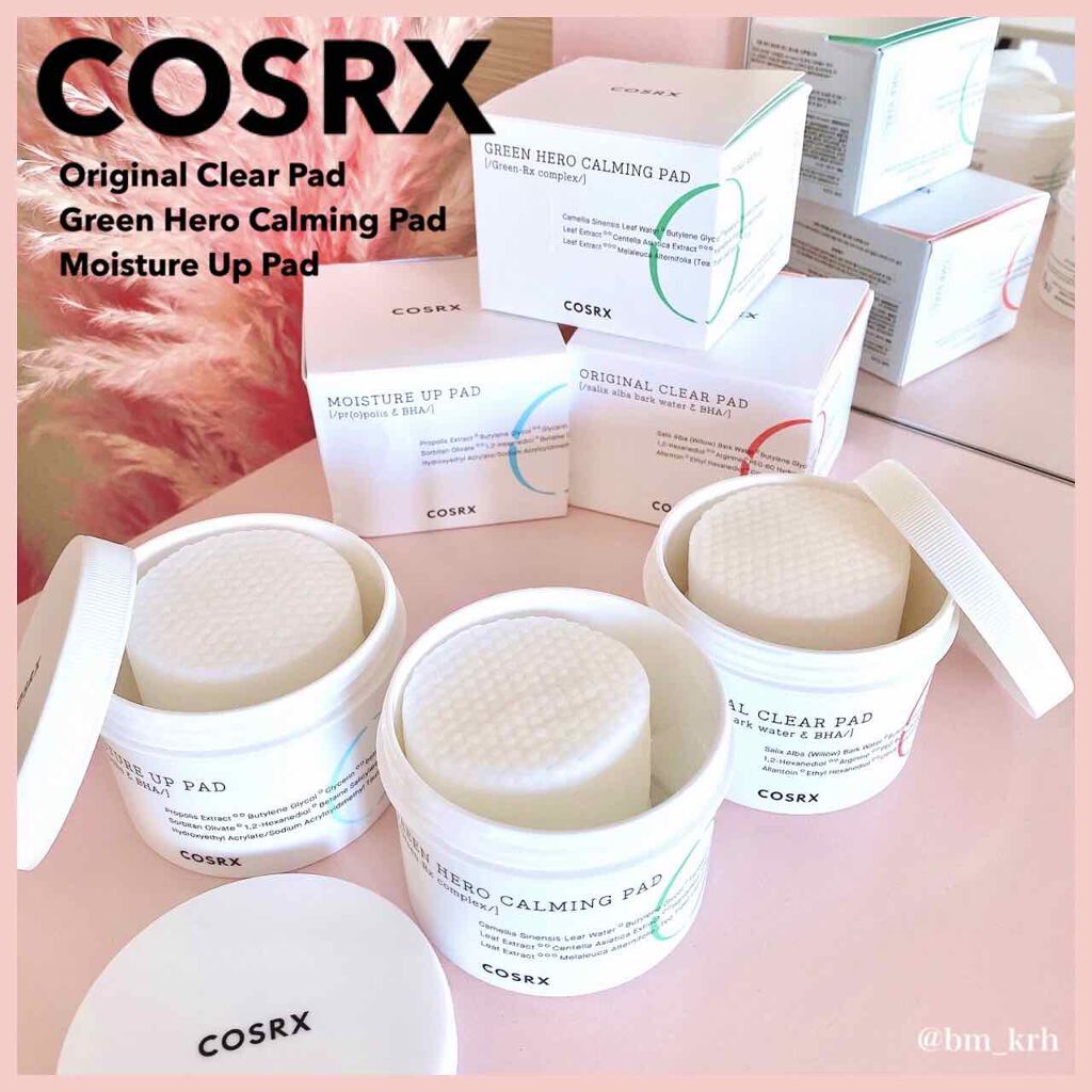 ワンステップモイスチャーアップパッド/COSRX/トナーパッドを使ったクチコミ（1枚目）