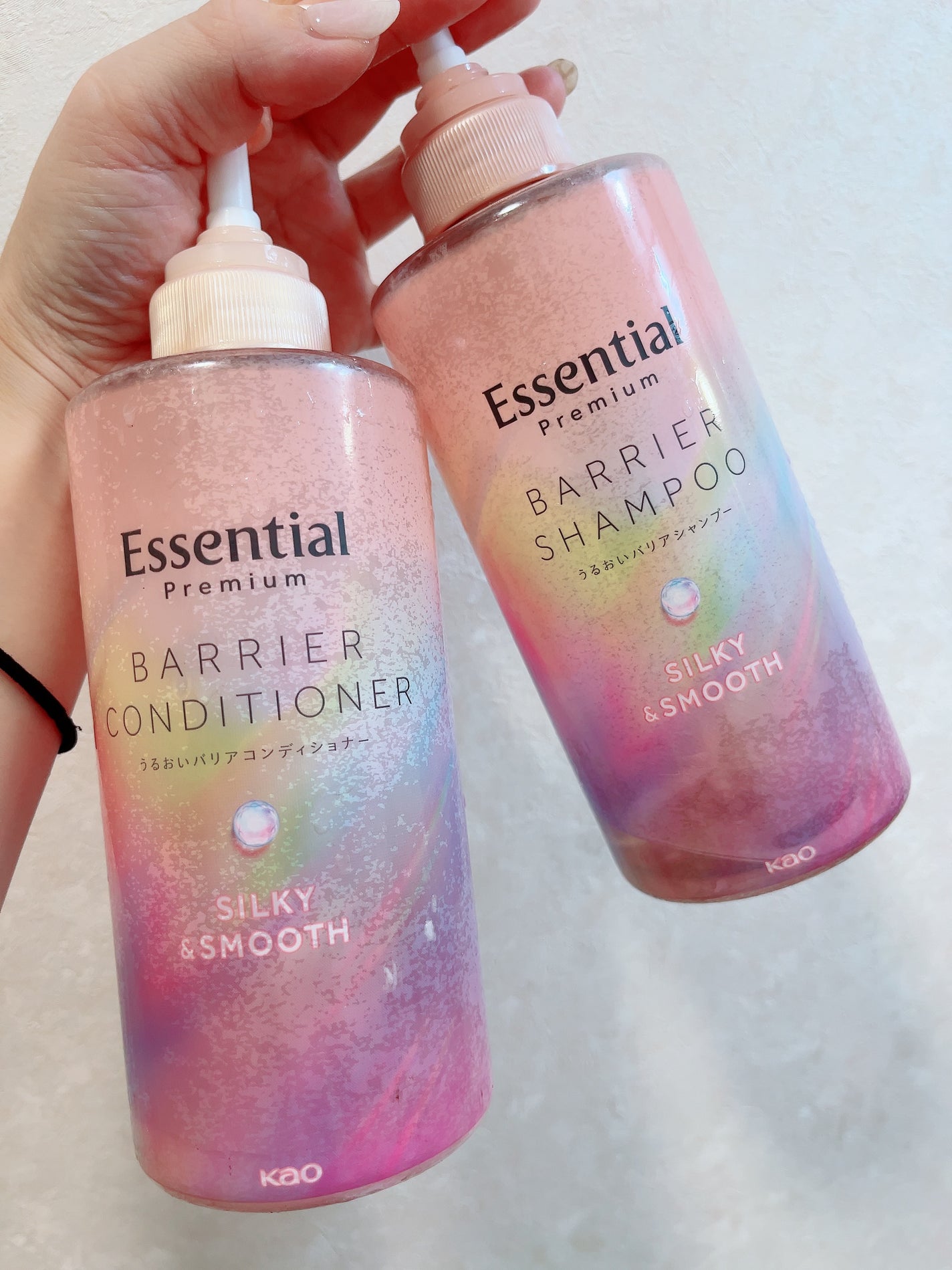エッセンシャルプレミアム バリアシャンプー・コンディショナー シルキー&スムース/エッセンシャル/市販シャンプーを使ったクチコミ(2枚目)
