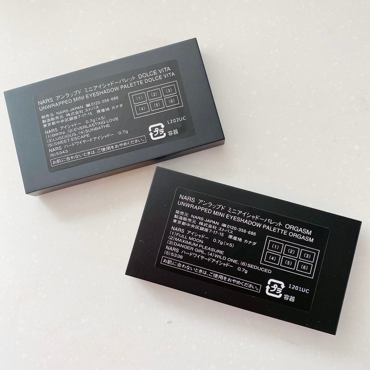 アンラップド ミニアイシャドーパレット LAGUNA /NARS/アイシャドウパレットを使ったクチコミ(7枚目)